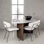 Matgrupp Venture Home Grönvik med 4 Chico Stolar