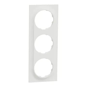 Ram för Strömbrytare Elko One 3-fack Plast