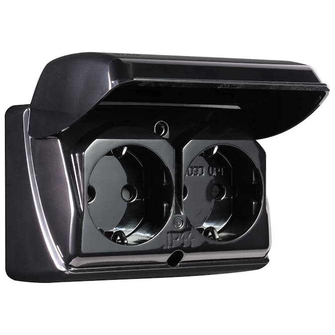 Vägguttag Elko Mj 2-Vägs IP44