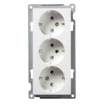 Vägguttag Elko Plus 3-Vägs utan Ram