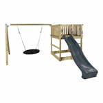 Play Lekställning PLUS Med Gungställning, Rutschkana och Fågelbogunga