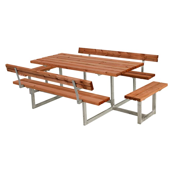 Picknickbord PLUS Basic med Påbyggnad Utomhus