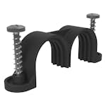 Plastklammer LK Systems Dubbel tomrör 25 mm