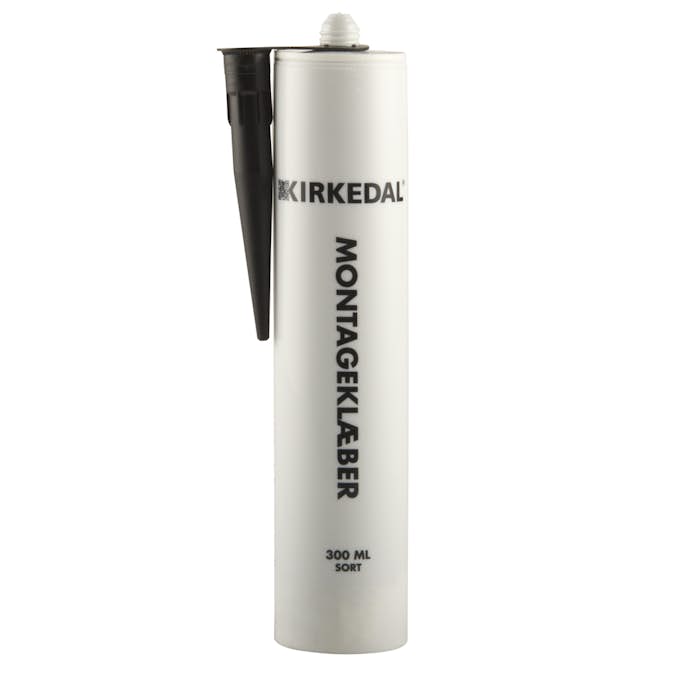 Monteringslim Kirkedal Black 300 ml