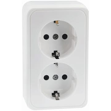 Uttag Malmbergs Gamma 2-Vägs Vit