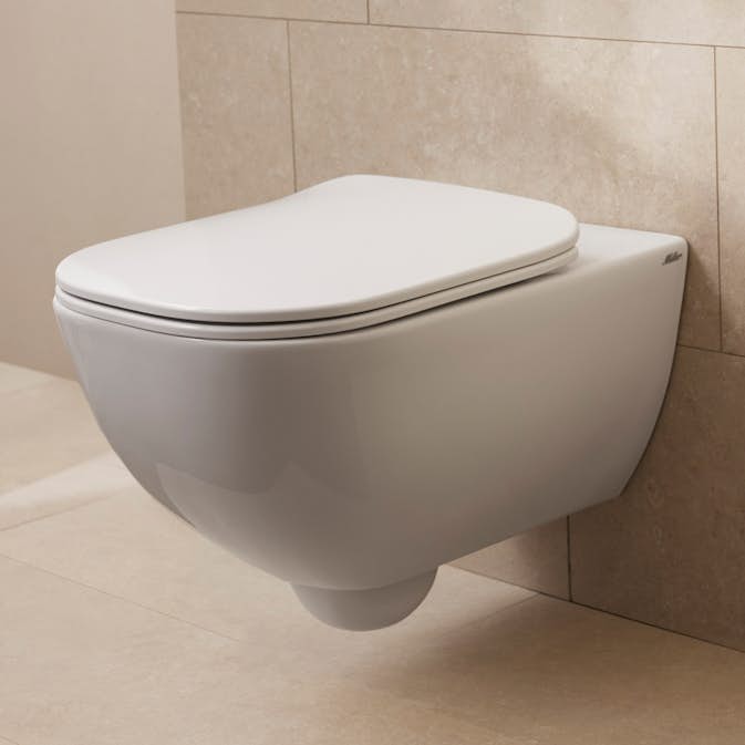 Vägghängd Toalettstol Miller Badrum Rimless