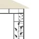 Paviljong vidaXL Blad med Myggnät 3x3m