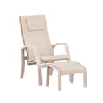 Loungefåtölj Venture Home Grötö med Fotpall