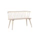 Kökssoffa Venture Home Bobby Vittvättad Träsoffa Inomhus 120 cm