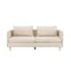 3-sitssoffa Venture Home Zero Ljusbeige 183,5 cm