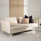 3-sitssoffa Venture Home Zero Ljusbeige 183,5 cm