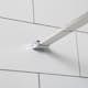 Duschhörn Bathlife Mångsidig Rak Vägg + Rak Dörr Delvis Frostat Glas
