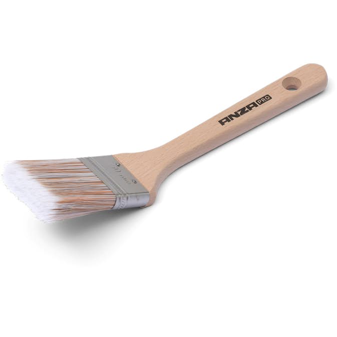 Vinkelpensel Anza Super Soft XT Kort Trä