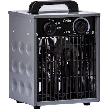 Värmefläkt Gelia Bygg 2 kW 230 V IP24 med bärhandtag