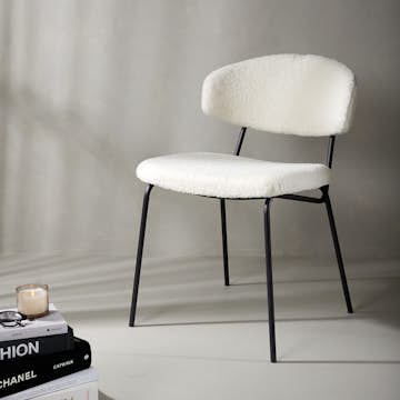 Matstol Venture Home Chico Stol i Boucle 2 st