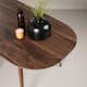 Matbord Venture Home Sanford Mörkbrunt Ovalt Bord 180 cm