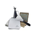 Grillkit OFYR Startkit med Oljekanna, Skrapa & Cederträplankor