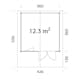 Stuga Palmako Sally 12,3 m2