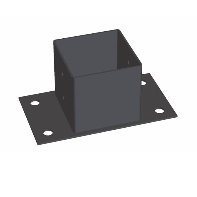 Stolpsko Jabo U 71x71 Svart