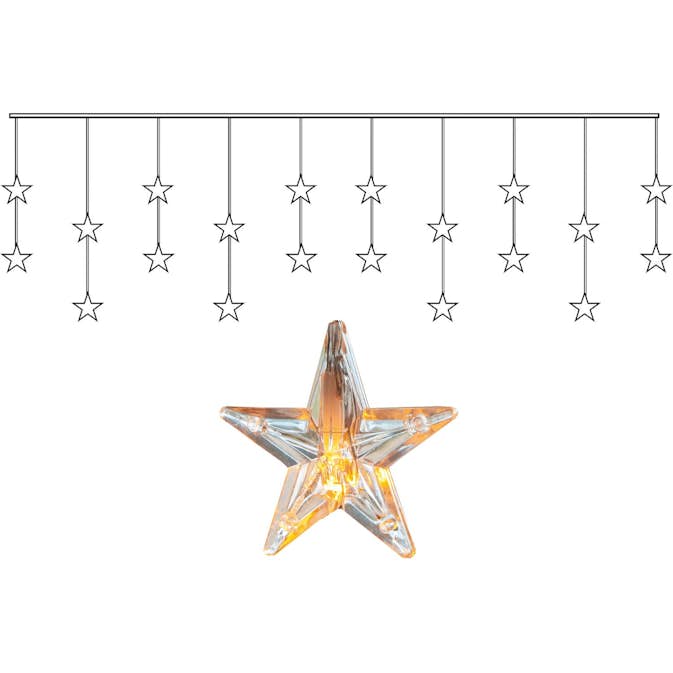 Ljusgardin Star Trading 180x40LEDww