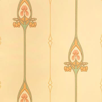 Mönstrade Tapeter Duro Gamla Grand Classic Paper med Jugendmönster