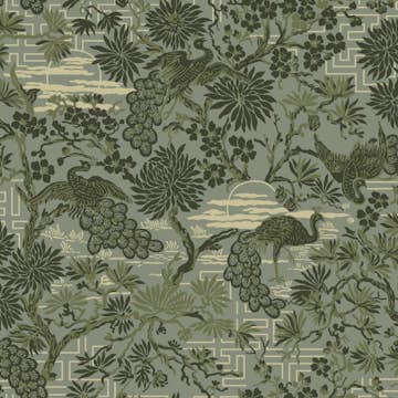 Mönstrade Tapeter Duro Brunnsgatan Classic Paper Exotiska Motiv