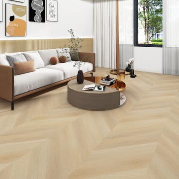 Vinylgolv Weninger Aquatus, Estrella Chevron Ek Fiskben