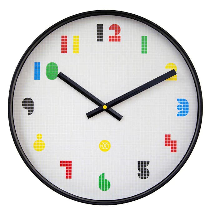 Väggklocka NeXtime nXt Bit