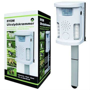 Ultraljudsskrämmare Ryom Musskrämma & Råttskrämma med Larm och PIR-Sensor