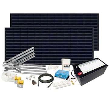 Solcellspaket Sunwind 400W Basic Litium