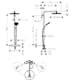 Takduschset Hansgrohe Raindance Alive S Puro Showerpipe 300 1jet med Ecostat Element 160 cc