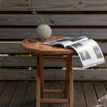 Loungebord Venture Home Kenya Runt Cafébord i Teak