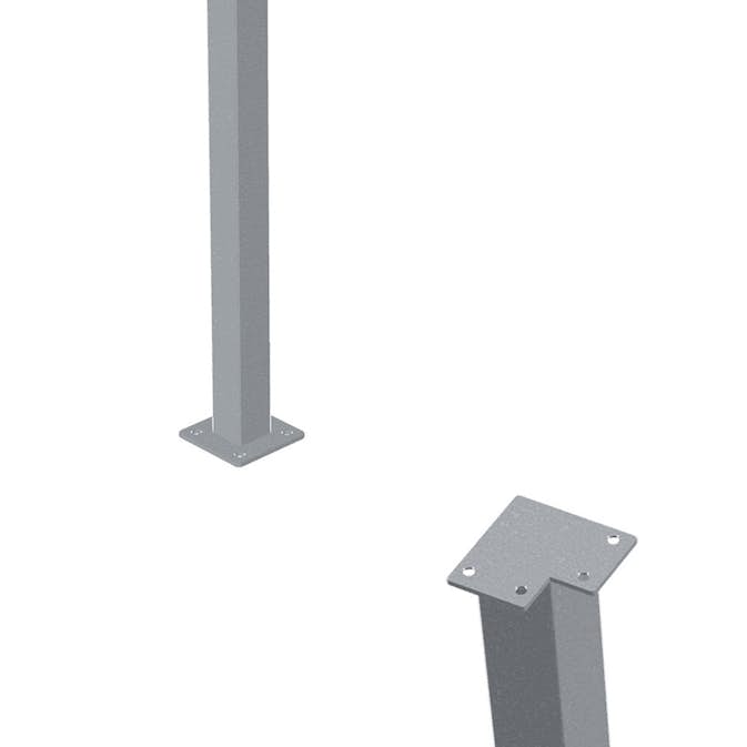 Stålstolpe PLUS Hörn 45x45 Varmgalvaniserad