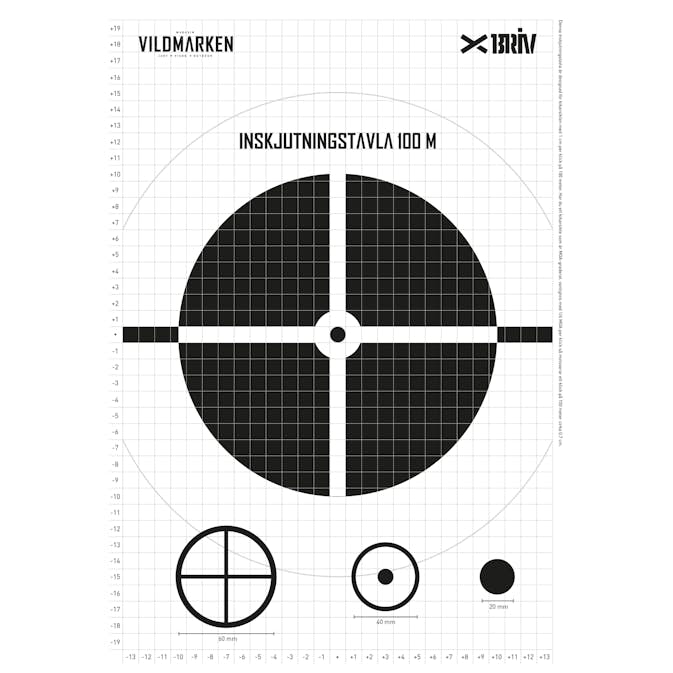 Måltavla Briv A3 5-Pack Inskjutningstavla