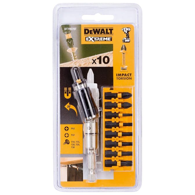 Torsionbitsset DeWalt DT70578T 10 St