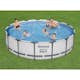 Poolpaket Bestway Steel Pro Max Ø4,57m Stålramspool Ovanmark med Filterpump