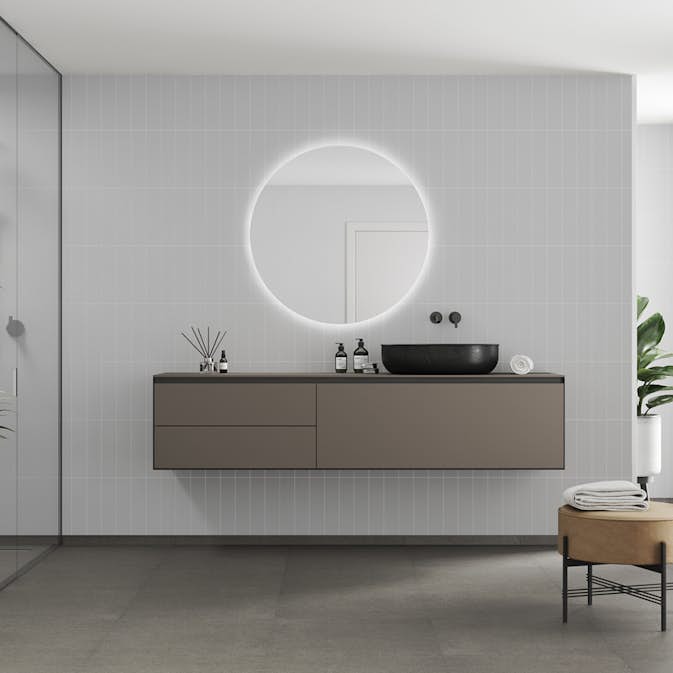 Våtrumsskiva Fibo 2090-M0830 EM Light Grey 10x620x2400 mm