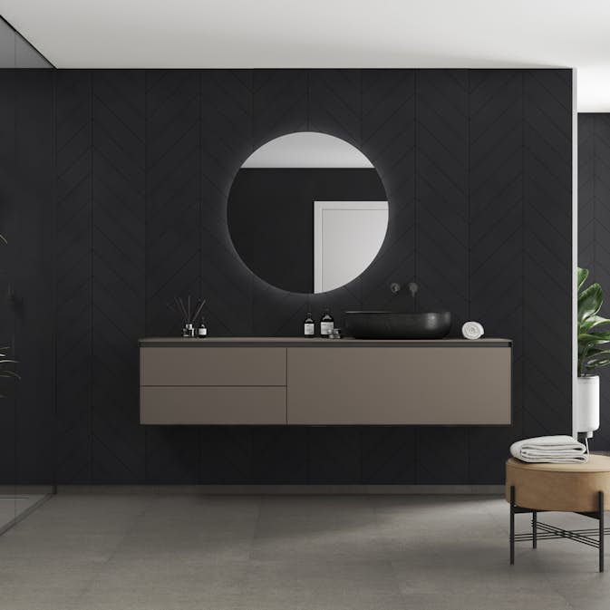 Våtrumsskiva Fibo 2127-M78 S Dark Ash 10x620x2400 mm