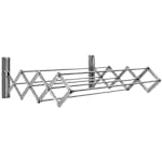 Torkställning Juwel Vägghängd & Hopfällbar 60 cm Stål Silver