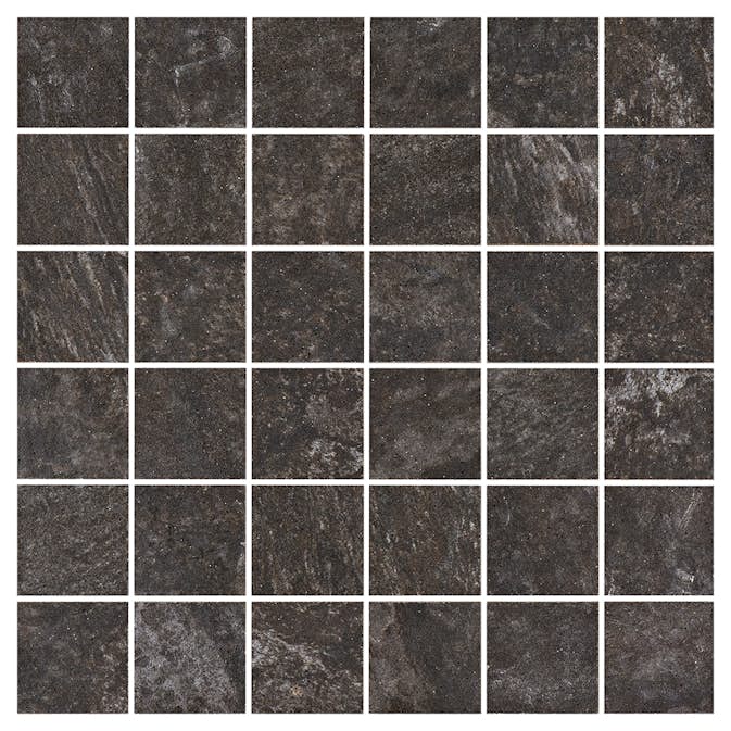 Klinker Bricmate D0505 Quartzit Black 5x5 cm