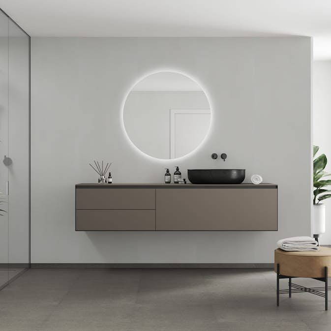 Våtrumsskiva Fibo 2145-T00 S Grey Cement 10x620x2720 mm