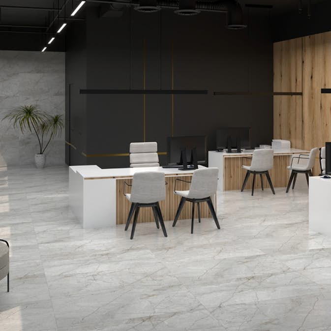 Klinker Netto Ceramika Marmo Paradiso Grey Matt Carving 60x120 cm