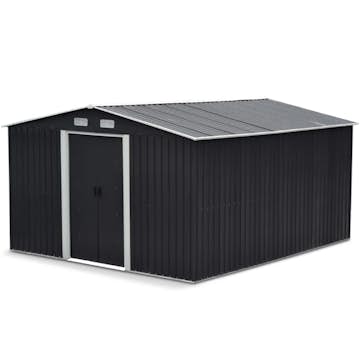 Redskapsbod Metalcraft 12,5 m² Förråd med Bas Svart