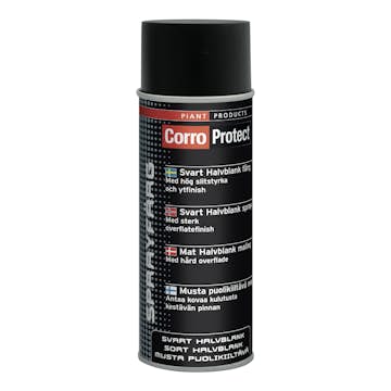Täckfärg CorroProtect Färg Halvblank Svart