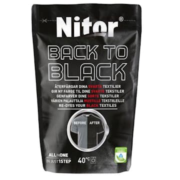Återfärgning Fixor by Nitor Back To Black, Svart