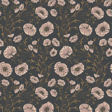 Tapet Boråstapeter Poppy Flow 2268