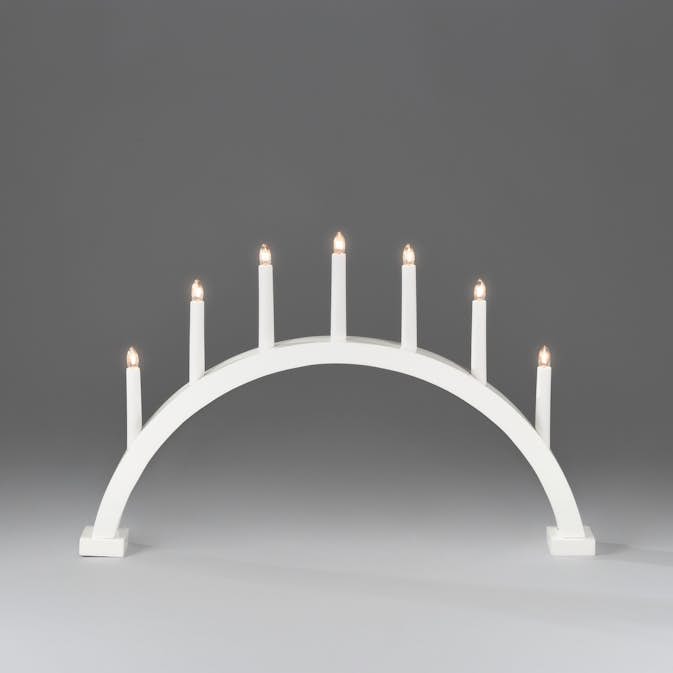 Adventsljusstake Gnosjö Konstsmide 7L Båge Stor