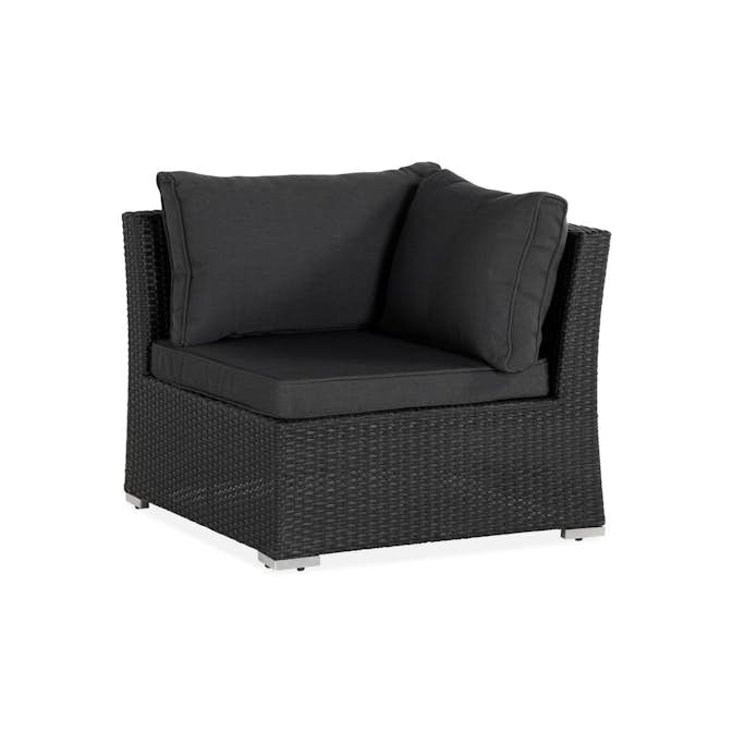 Hörnmodul Comfort Garden Wisconsin Premium Utomhus i Konstrotting