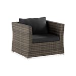 Utefåtöljer Comfort Garden Wisconsin Premium Utefåtölj – Loungefåtölj för Uterum och Altan i Konstrotting
