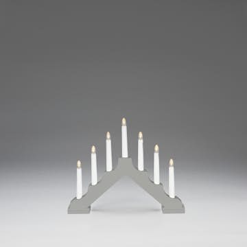 Adventsljusstake Gnosjö Konstsmide 7 L Trä B/O